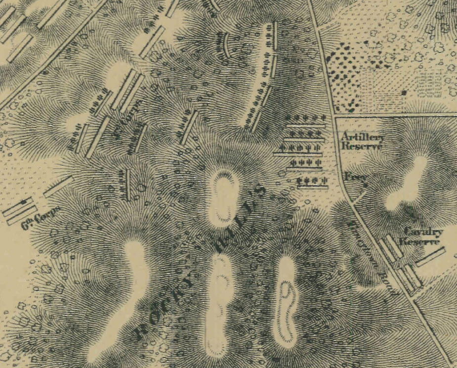 Battle Archives Map Gettysburg #6