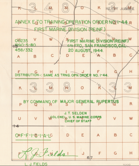 Battle Archives Map Guadalcanal #1