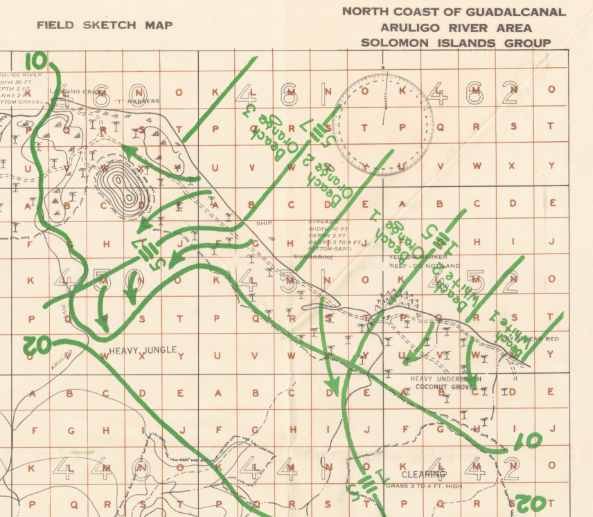 Battle Archives Map Guadalcanal #1