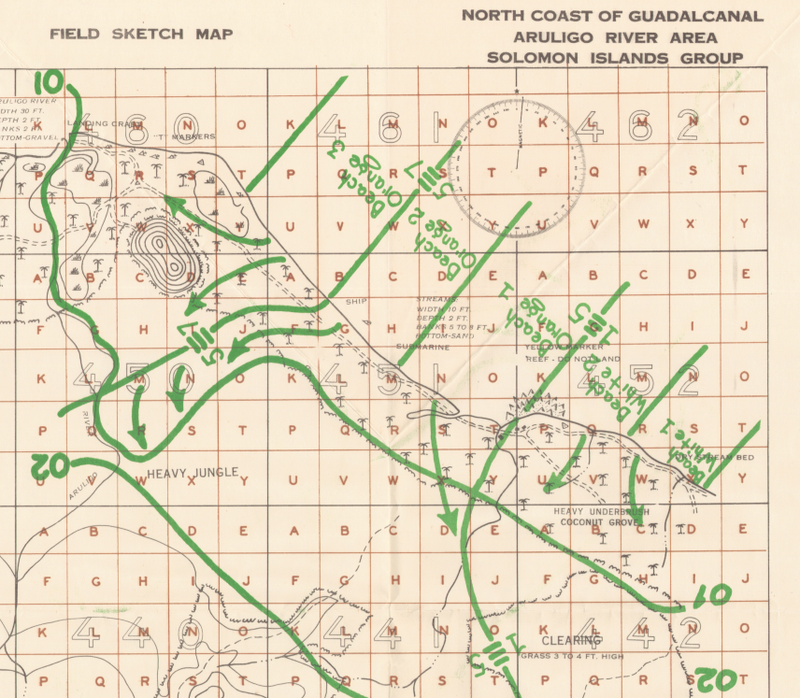 Battle Archives Map Guadalcanal #1