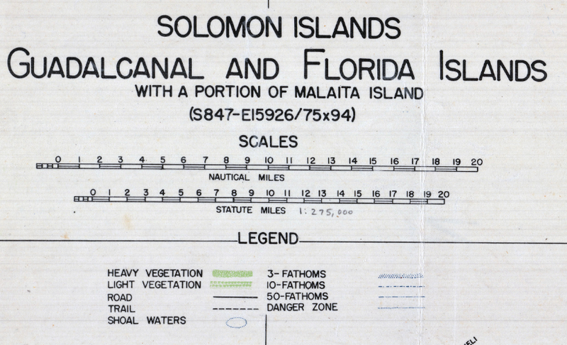 Battle Archives Map Guadalcanal #2