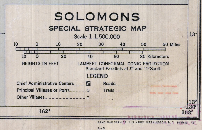 Battle Archives Map Guadalcanal #5
