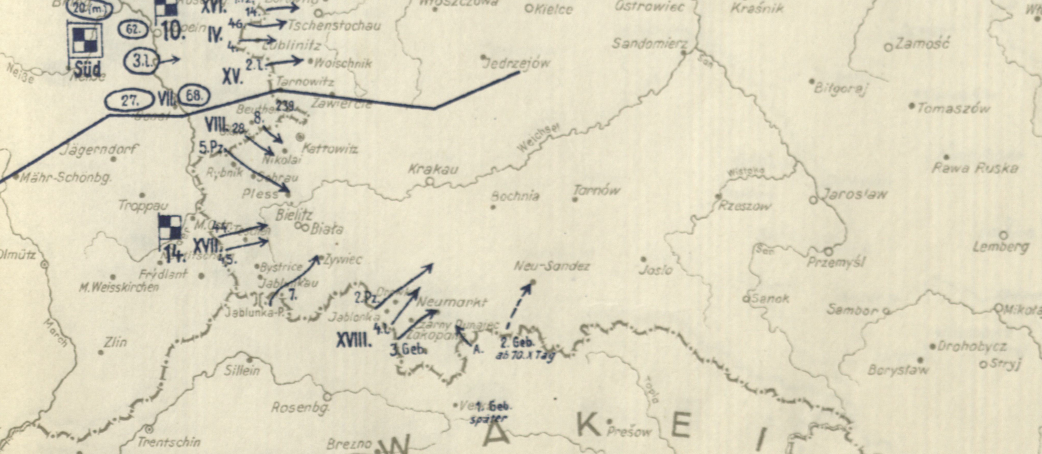 Battle Archives Map Invasion of Poland