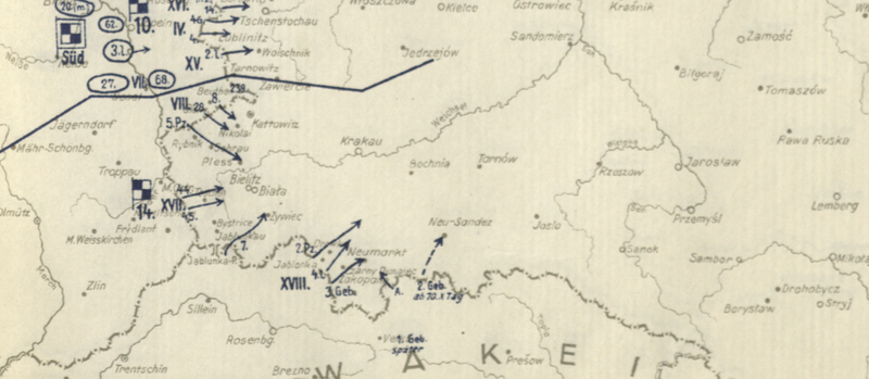 Battle Archives Map Invasion of Poland