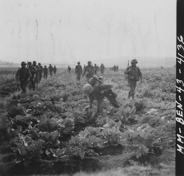 Battle Archives Map Italian Campaign, 45th Infantry Division #1