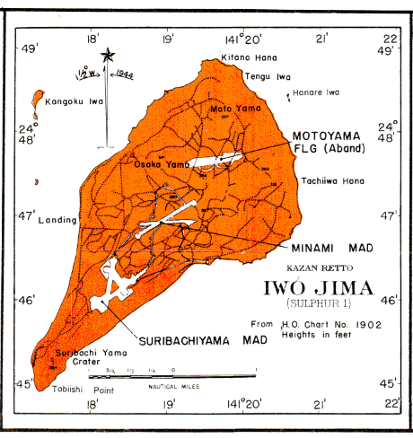 Battle Archives Map Iwo Jima #11