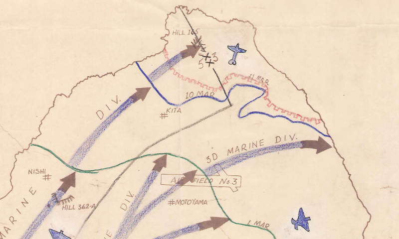 Battle Archives Map Iwo Jima #2