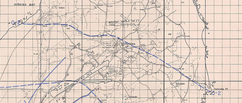 Iwo Jima Assault First Day Situation Battle Map