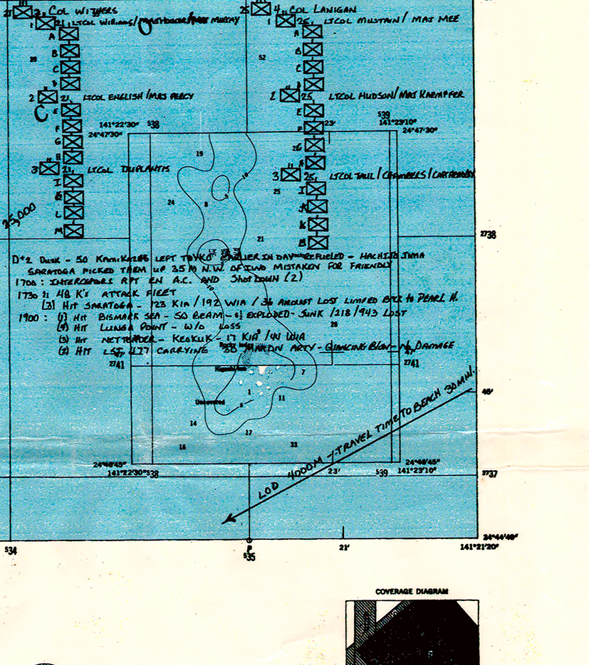 Battle Archives Map Iwo Jima Battle Map With Detailed Descriptions and Order of Battle
