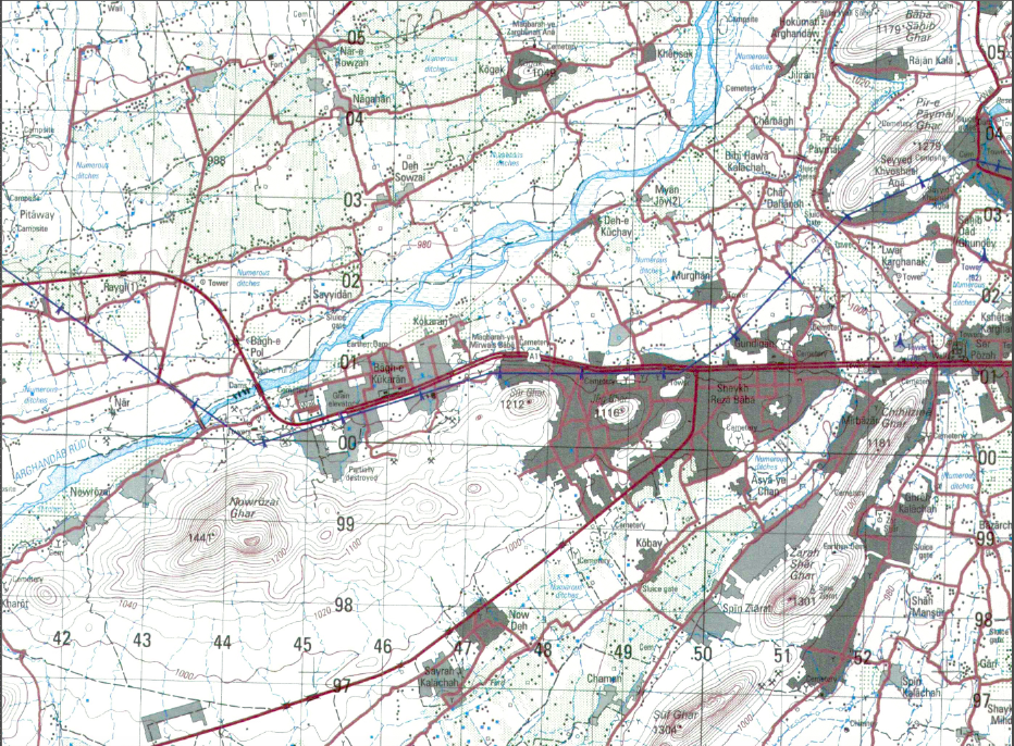 Battle Archives Map Kandahar, Afghanistan
