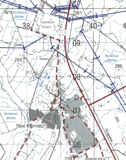 Battle Archives Map Kirkuk, Iraq
