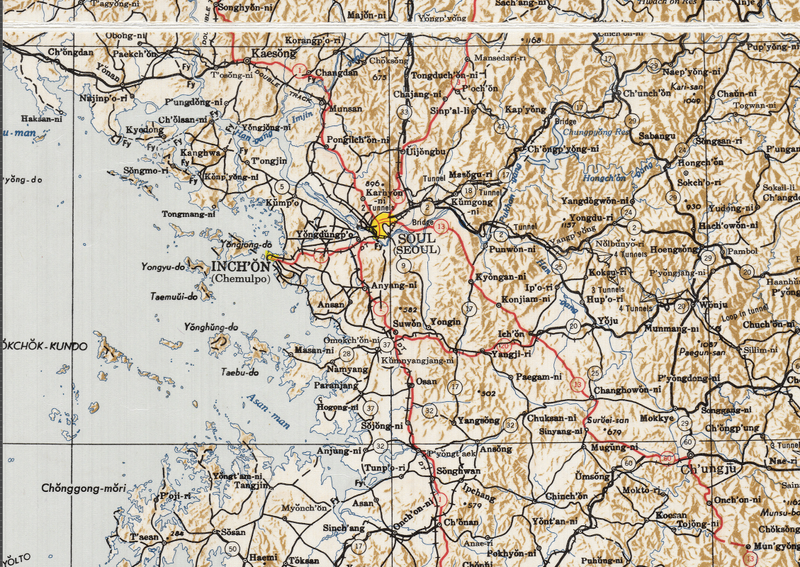 Battle Archives Map Korean Peninsula #1