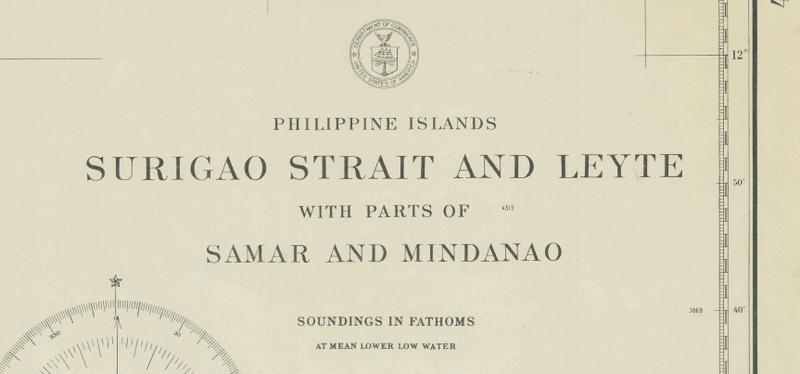 Battle Archives Map Leyte Gulf, Philippines