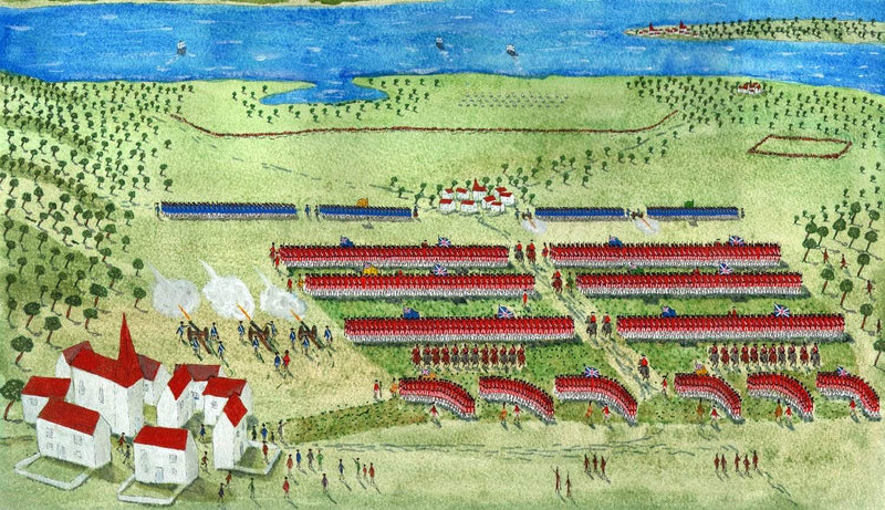 Battle Archives Map Long Island (or Brooklyn or Brooklyn Heights), New York #1