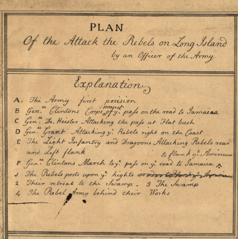 Battle Archives Map Long Island (or Brooklyn or Brooklyn Heights), New York #1