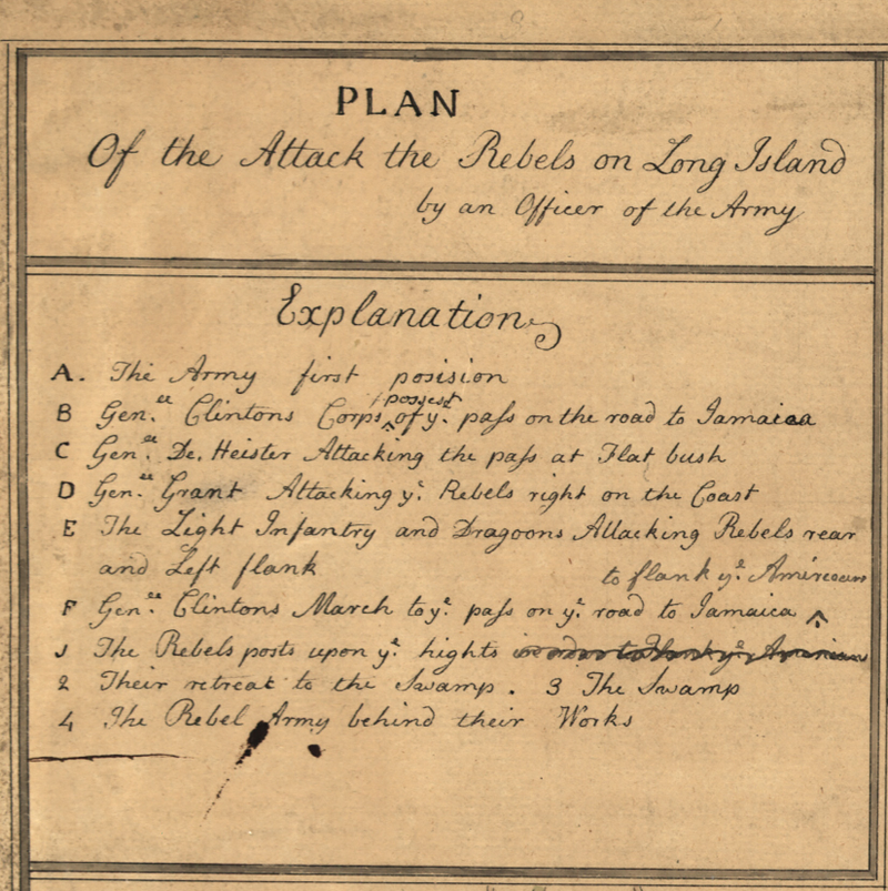 Battle Archives Map Long Island (or Brooklyn or Brooklyn Heights), New York #1