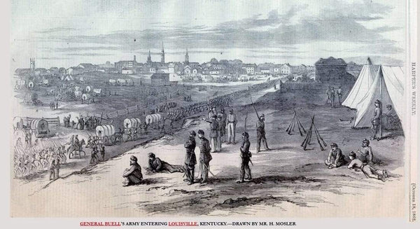 Battle Archives Map Louisville, Kentucky