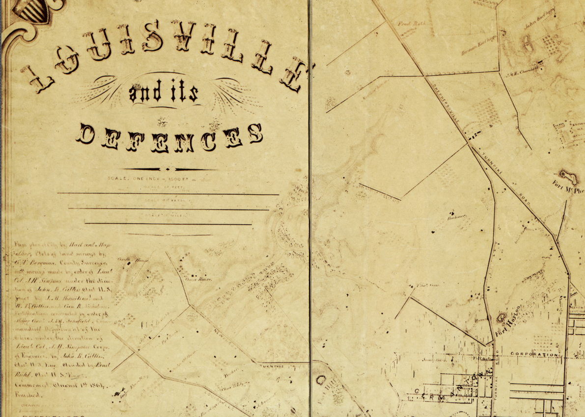 Battle Archives Map Louisville, Kentucky