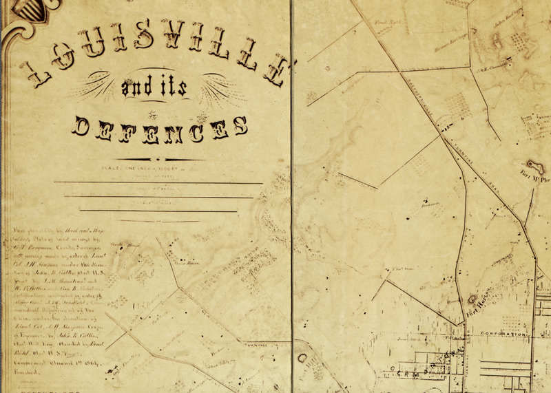 Battle Archives Map Louisville, Kentucky