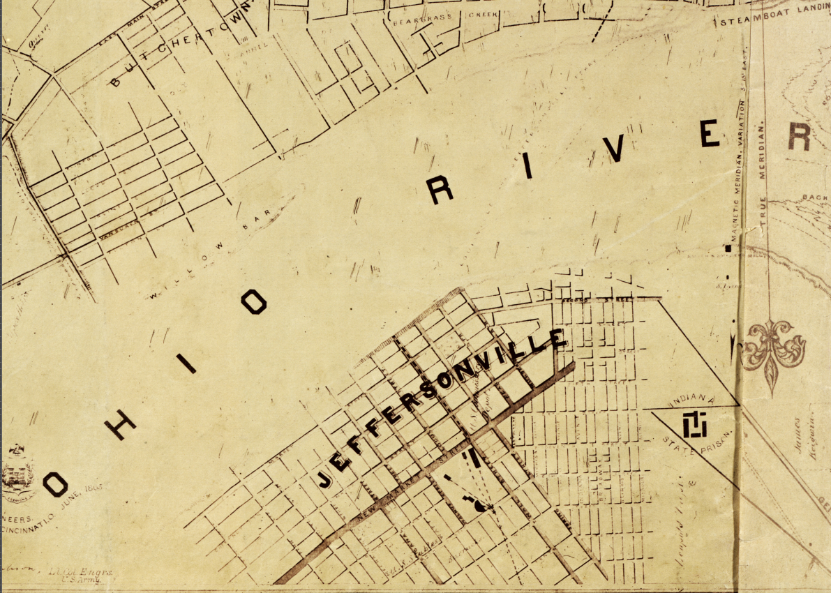Battle Archives Map Louisville, Kentucky