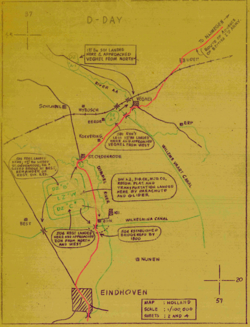 Battle Archives Map Market Garden #3