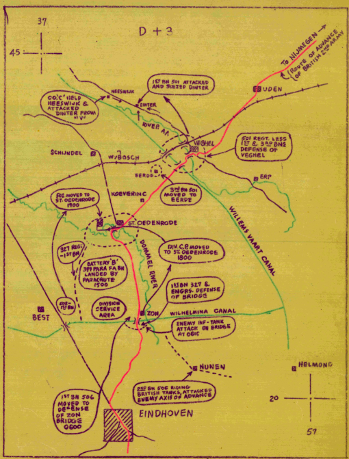 Battle Archives Map Market Garden #3