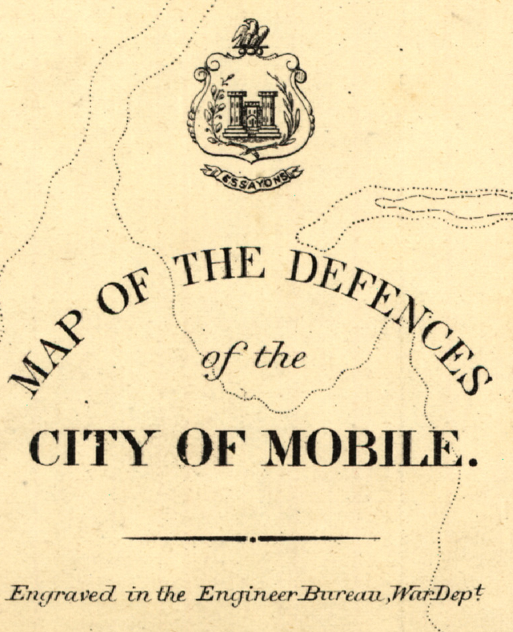 Battle Archives Map Mobile, Alabama #1
