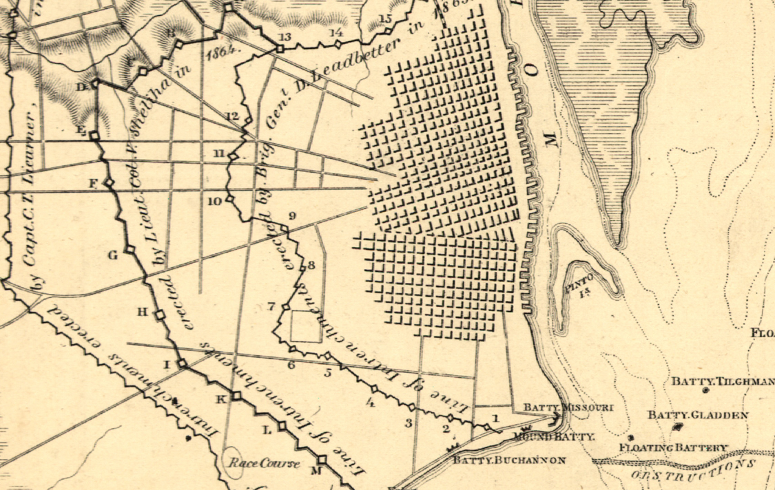 Battle Archives Map Mobile, Alabama #1