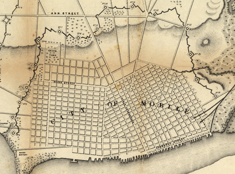 Battle Archives Map Mobile, Alabama #2