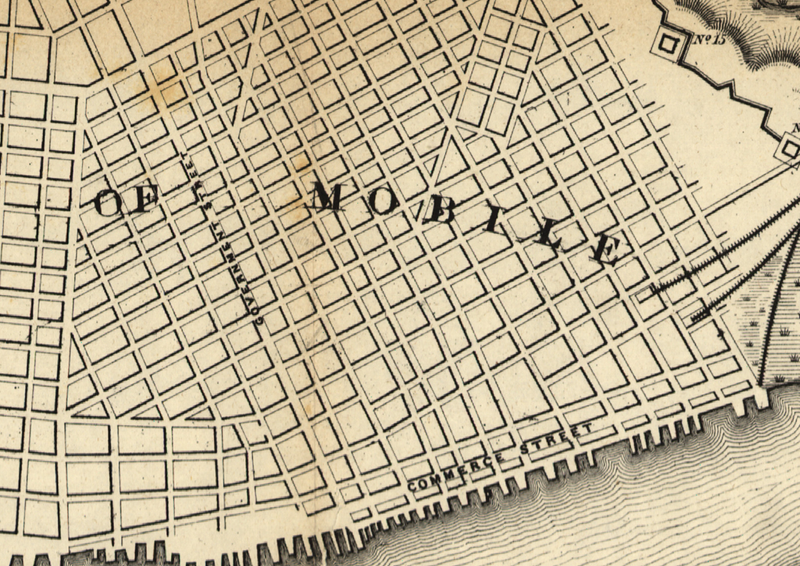 Battle Archives Map Mobile, Alabama #2