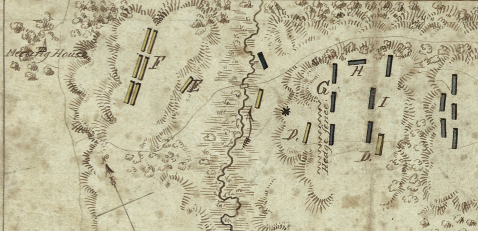 Battle Archives Map Monmouth, New Jersey