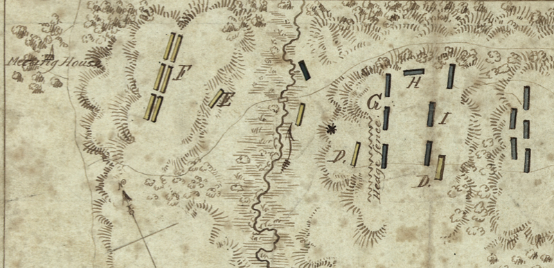 Battle Archives Map Monmouth, New Jersey