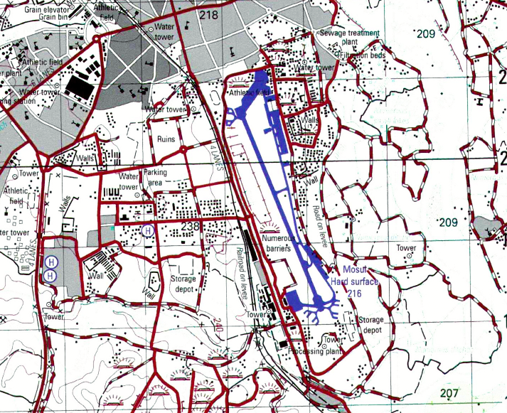 Battle Archives Map Mosul, Iraq