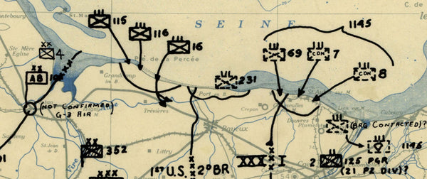 Battle Archives Map Normandy #1