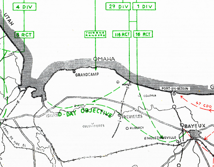 Battle Archives Map Normandy #5