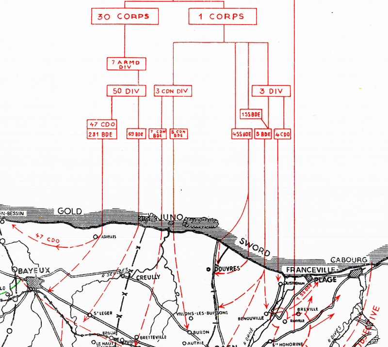 Battle Archives Map Normandy #5