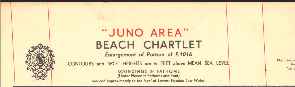 Battle Archives Map Normandy #9 (Juno Beach)