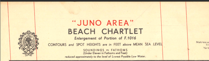 Battle Archives Map Normandy #9 (Juno Beach)