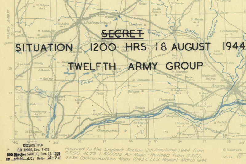 Normandy-Falaise Pocket Battle Map