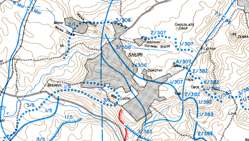 Battle Archives Map Okinawa #1