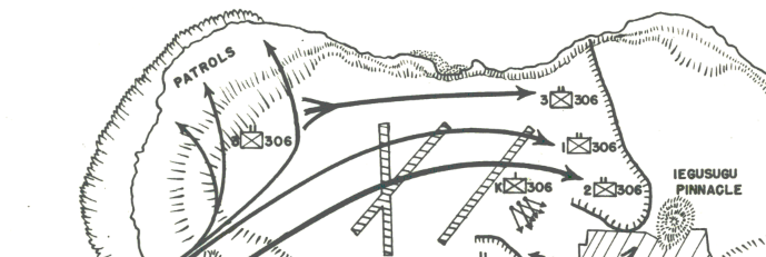 Battle Archives Map Okinawa #3 (Ie Shima)