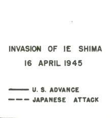 Battle Archives Map Okinawa #3 (Ie Shima)