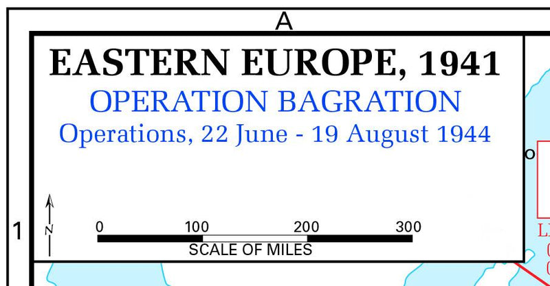 Operation Bagration, 1944 Battle Map
