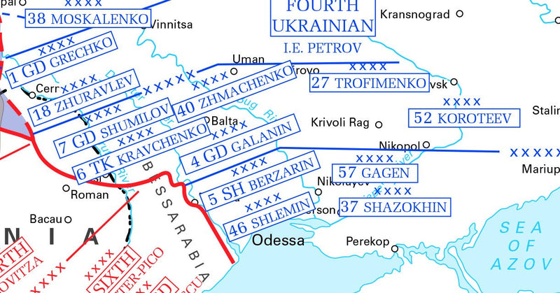 Operation Bagration, 1944 Battle Map