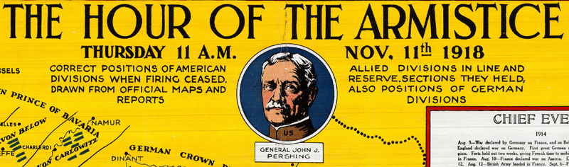 Battle Archives Map Order of Battle at Armistice #2