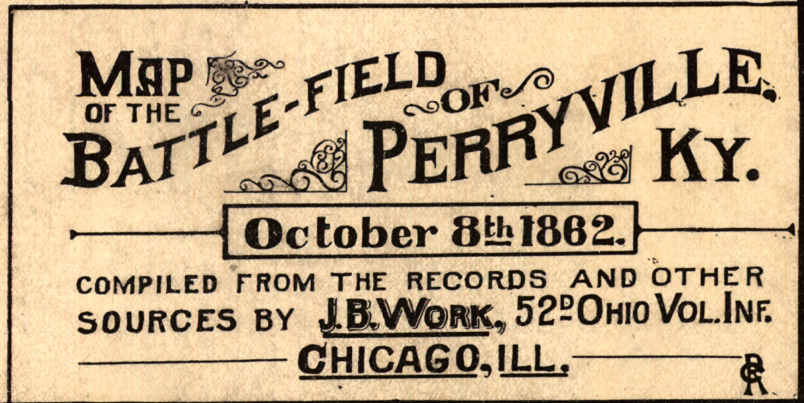 Battle Archives Map Perryville, Kentucky