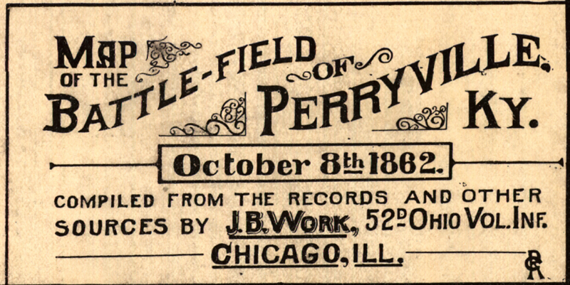 Battle Archives Map Perryville, Kentucky