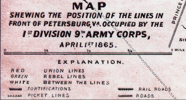 Battle Archives Map Petersburg, Virginia