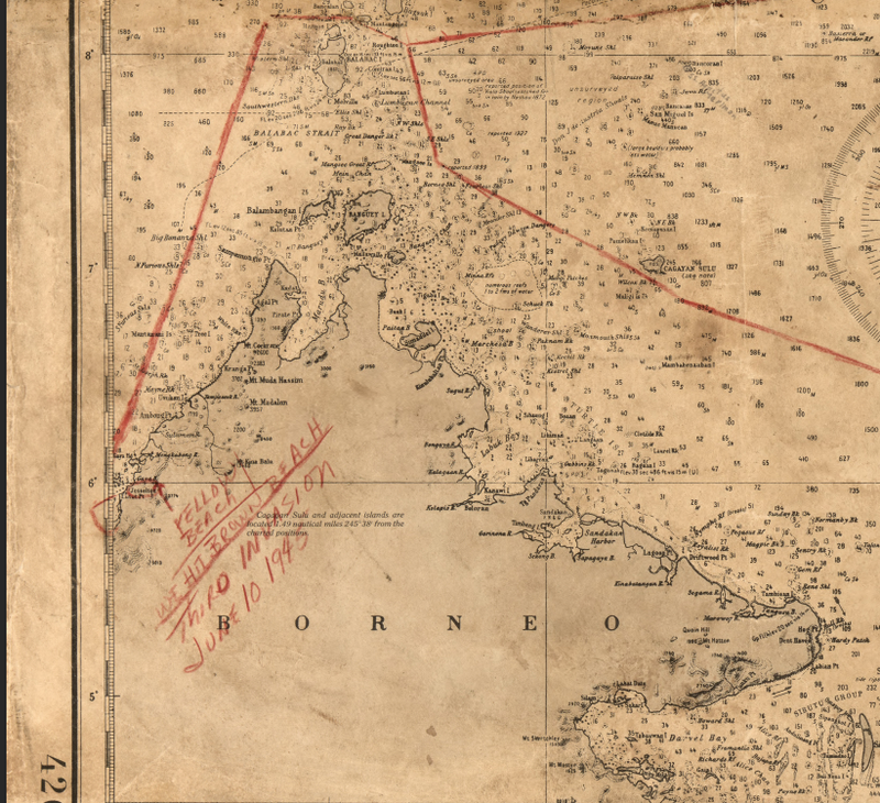 Battle Archives Map Philippines and Borneo