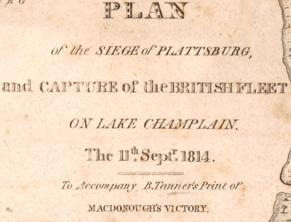 Battle Archives Map Plattsburg, New York